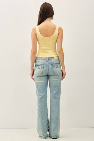 Basic Scoop Tank Butter Yellow - Sugar Co.