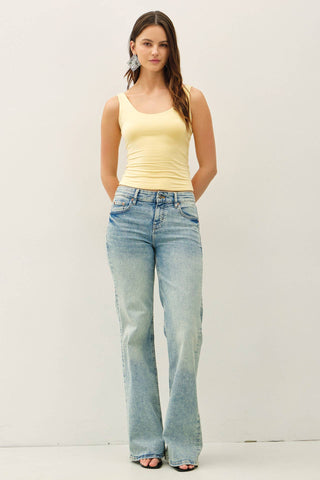 Basic Scoop Tank Butter Yellow - Sugar Co.