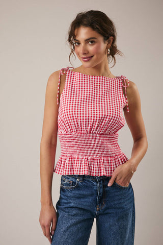 Be Mine Smocked Top - Sugar Co.