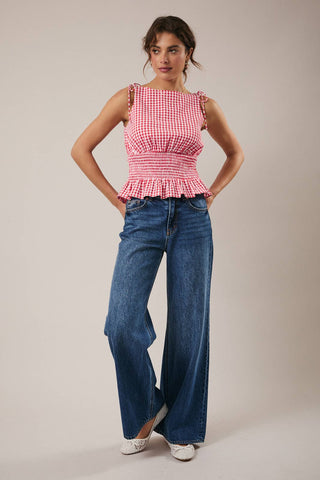 Be Mine Smocked Top - Sugar Co.
