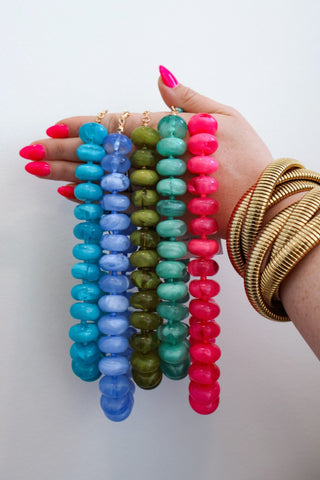 Beach Bauble Acrylic Necklace - Sugar Co.