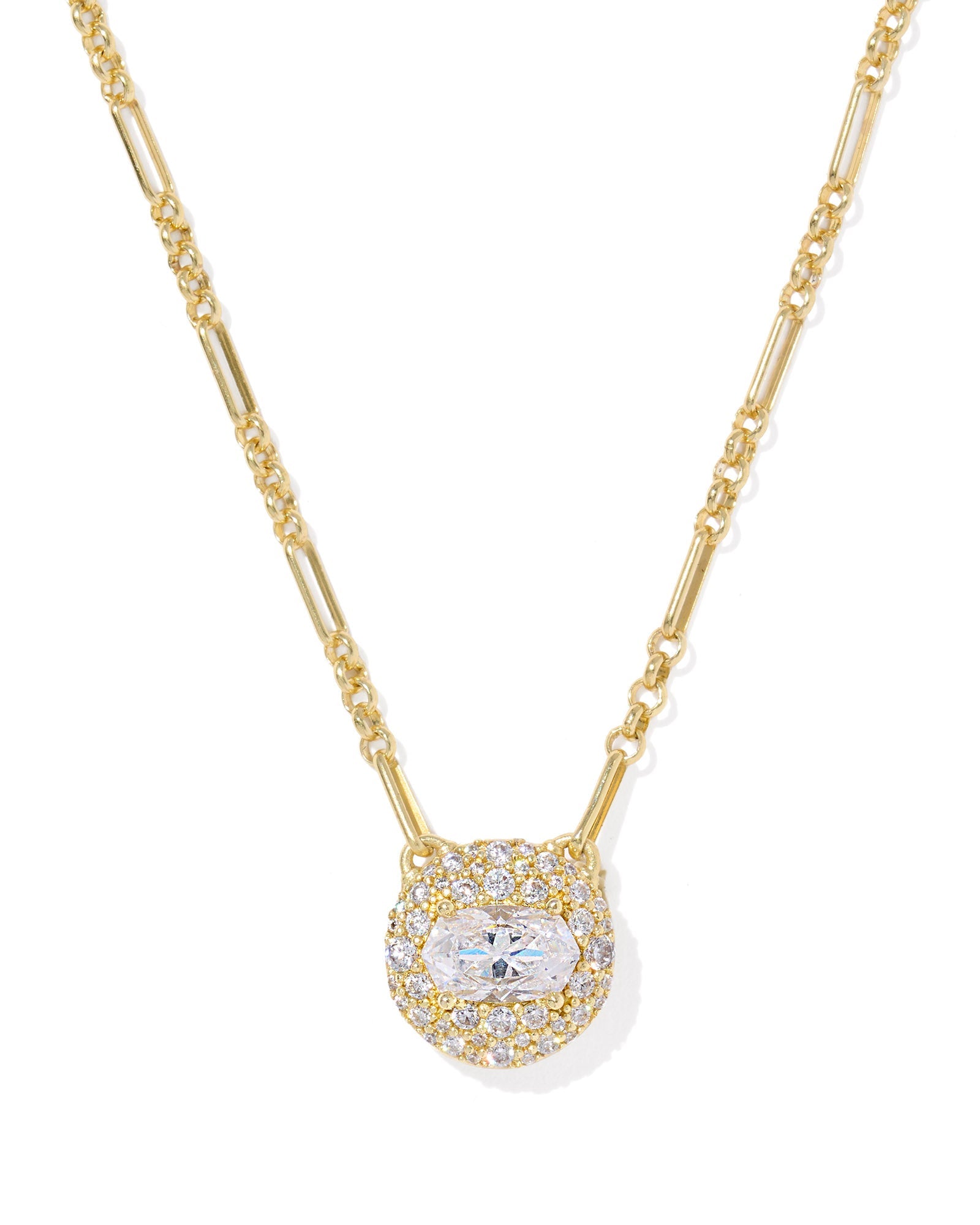 Bella Gold Short Pendant Necklace