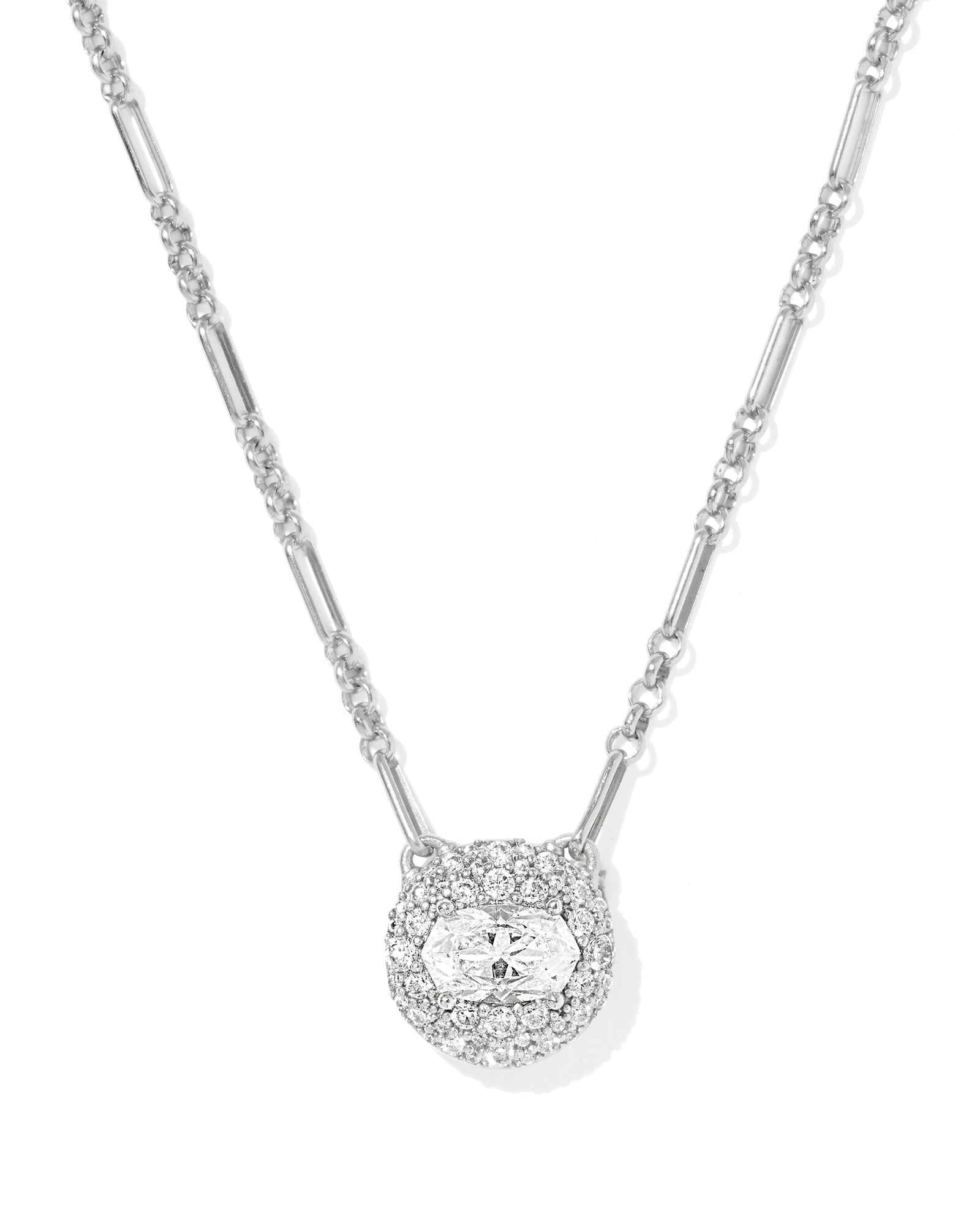 Bella Silver Short Pendant Necklace