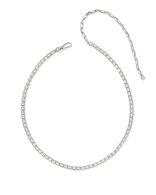 Bella Tennis Necklace Silver - Sugar Co.