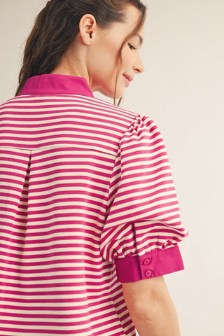 Berry Bliss Stripe Top - Sugar Co.