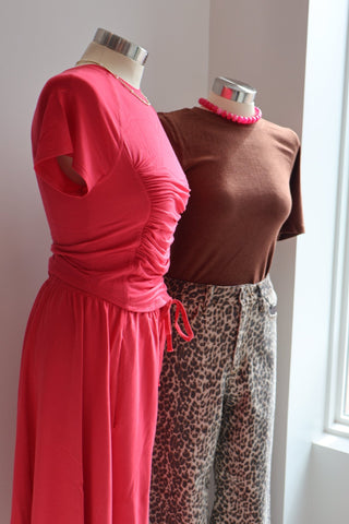 Berry Sweet Ruched Top - Sugar Co.