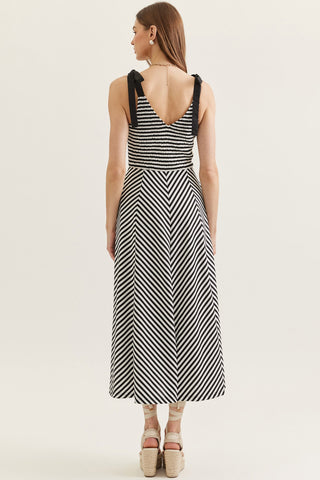 Black Stripe Dress - Sugar Co.