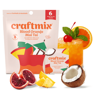 Blood Orange Mai Tai Cocktail Mixer - 6 Servings Multipack - Sugar Co.