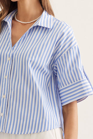 Blue Skies Stripe Top - Sugar Co.