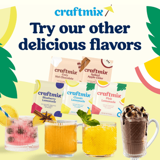 Blueberry Lemonade & Cocktail Mixer - 12 Servings Multipack - Sugar Co.