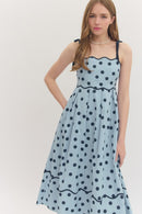 Blueberry Patch Dot Dress - Sugar Co.