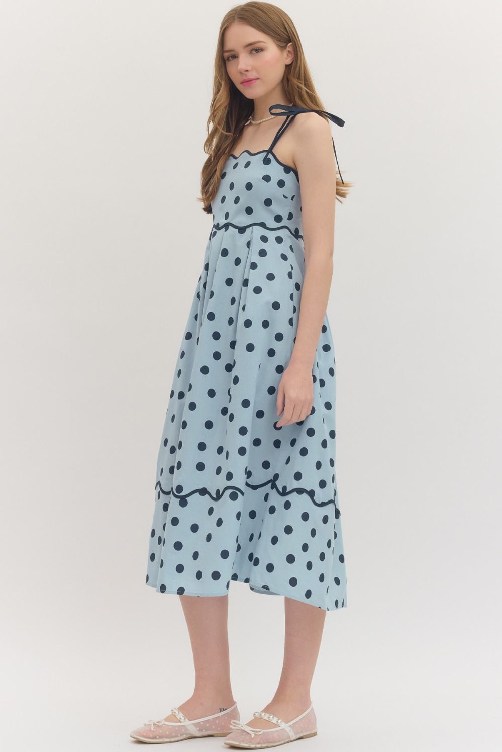 Blueberry Patch Dot Dress