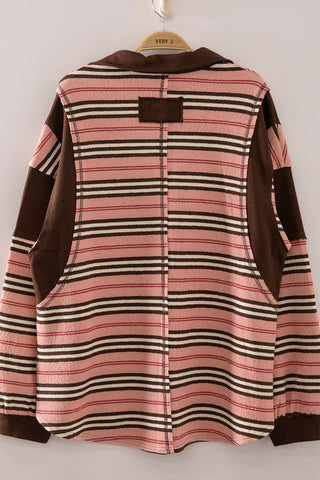 Blush Hour Rugby Pullover - Sugar Co.
