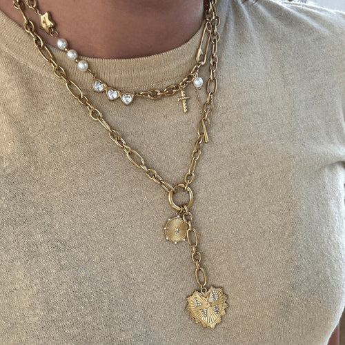 Bracha | Lustre Charm Necklace - Sugar Co.