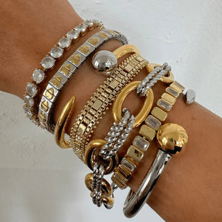 Bracha | Roxy Two Tone Bracelet - Sugar Co.