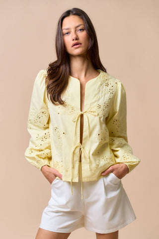 Buttercup Bloom Tie Top - Sugar Co.