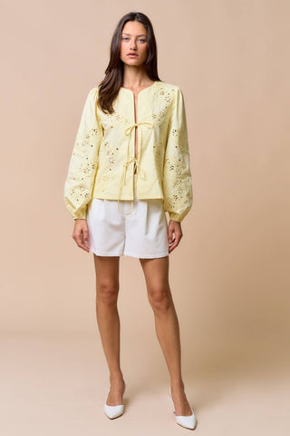 Buttercup Bloom Tie Top - Sugar Co.