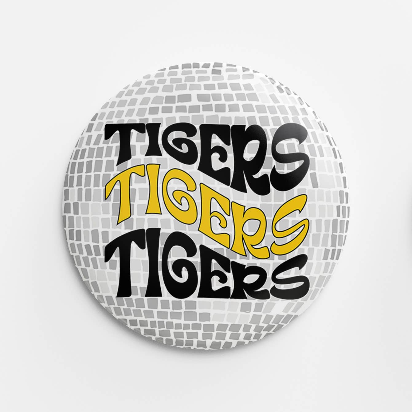 Disco Tigers x3 Button