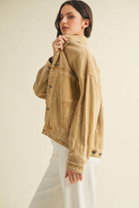 Backstory Denim Jacket Golden Rod