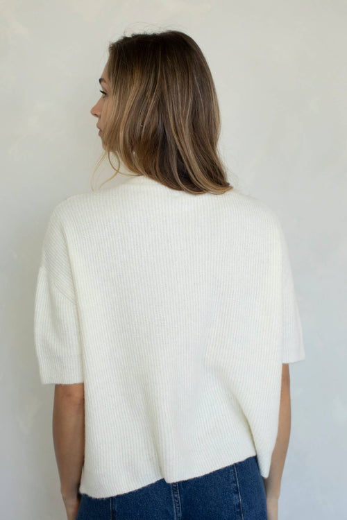 Cherie Cardigan: Tomato Red