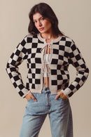 Check Mate Cardigan