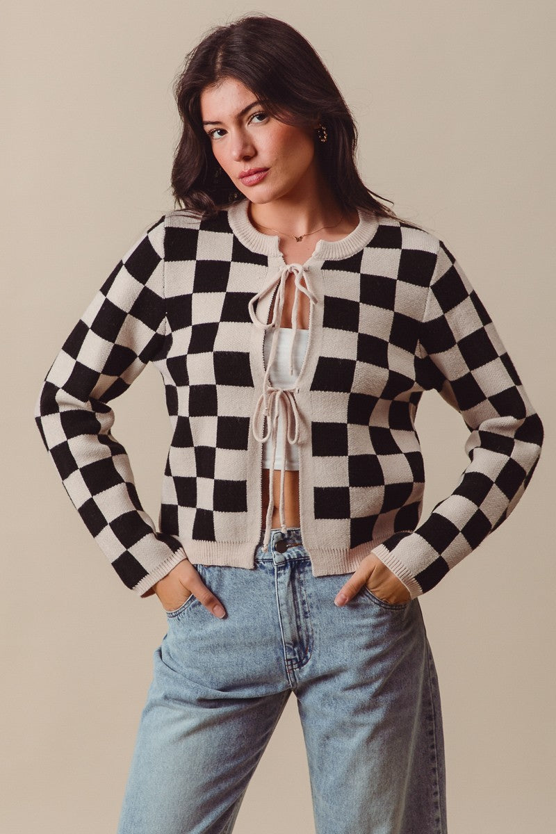Check Mate Cardigan