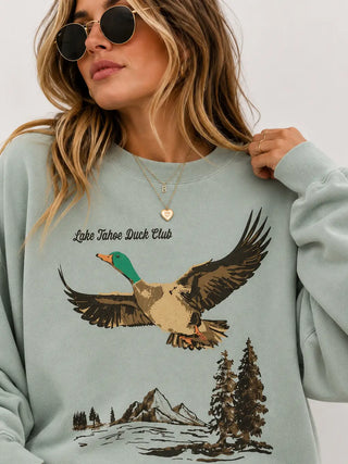Lake Tahoe Duck Club Sage Sweatshirt