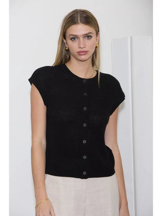 Cali Cool Knit Vest - Sugar Co.