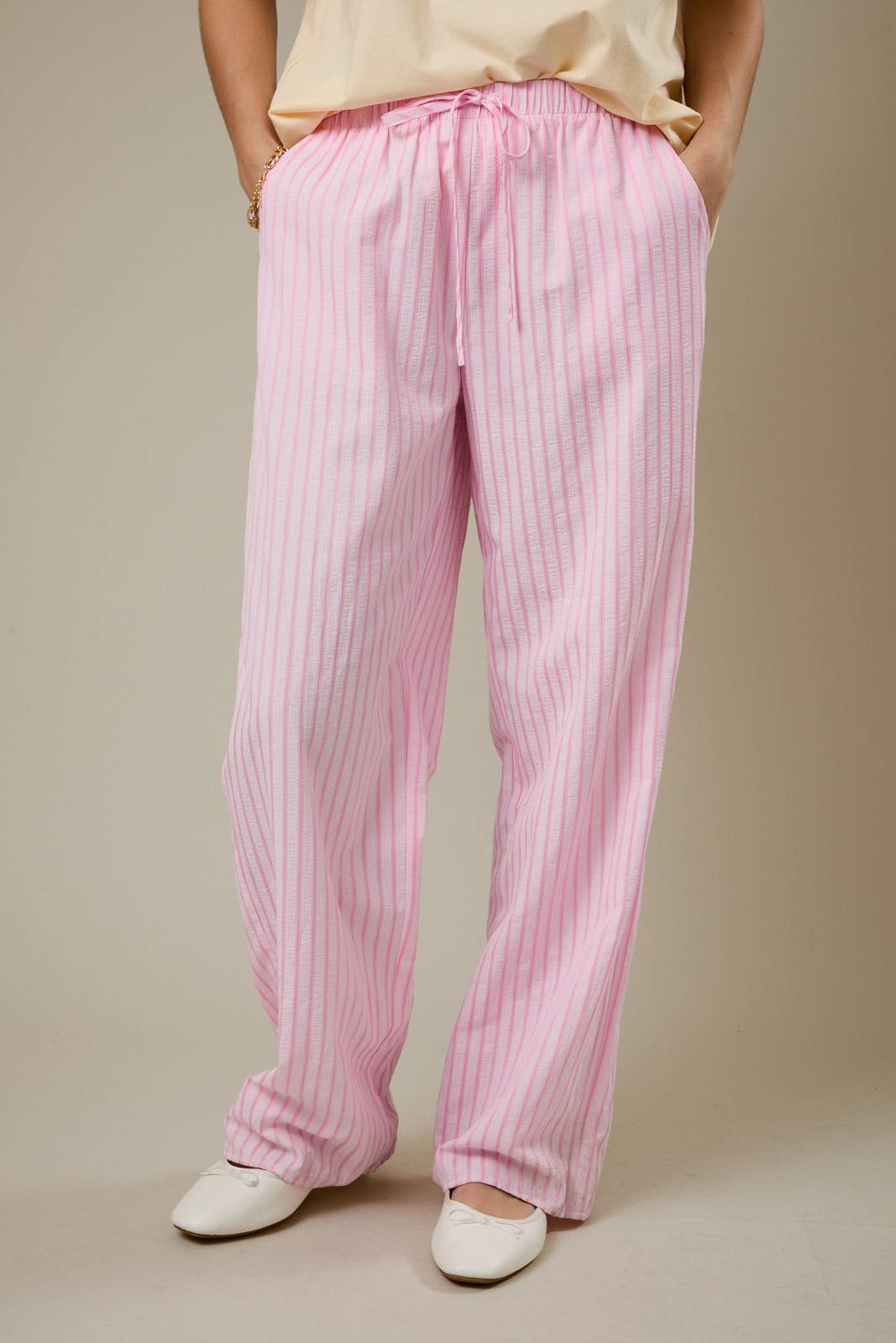 Candy Stripe Drawstring Pants
