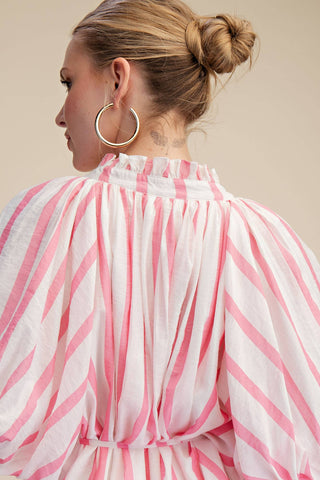 Candy Stripe Mini Dress - Sugar Co.