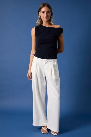 Capri One - Shoulder Knit Navy - Sugar Co.