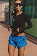 Carpe Diem Shorts Light Cobalt - Sugar Co.