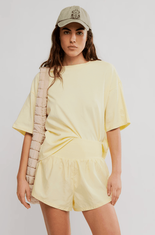 Carpe Diem Shorts Sunlit Yellow - Sugar Co.