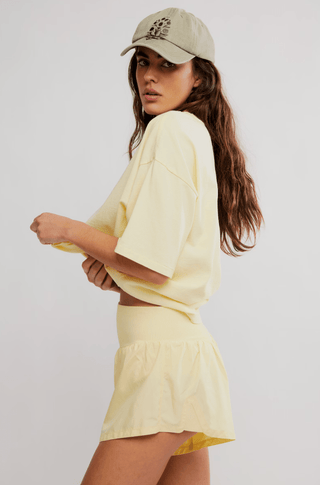 Carpe Diem Shorts Sunlit Yellow - Sugar Co.