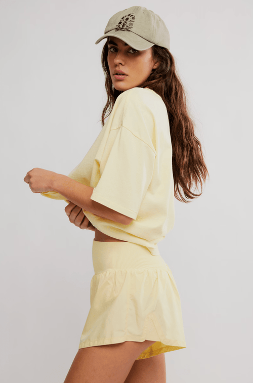 Carpe Diem Shorts Sunlit Yellow - Sugar Co.