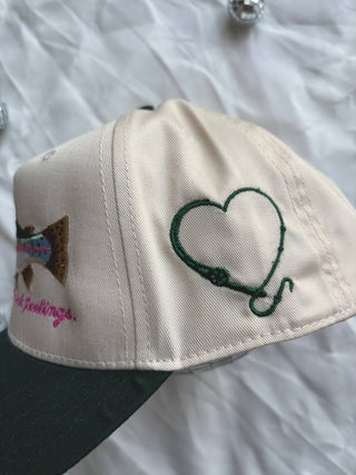 Catching Fish Not Feelings Trucker Hat  - Sugar Co.