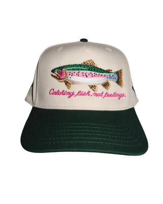 Catching Fish Not Feelings Trucker Hat  - Sugar Co.