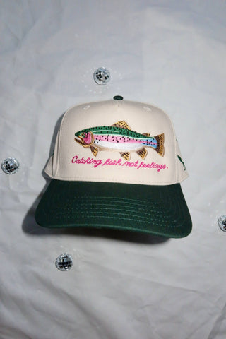 Catching Fish Not Feelings Trucker Hat  - Sugar Co.