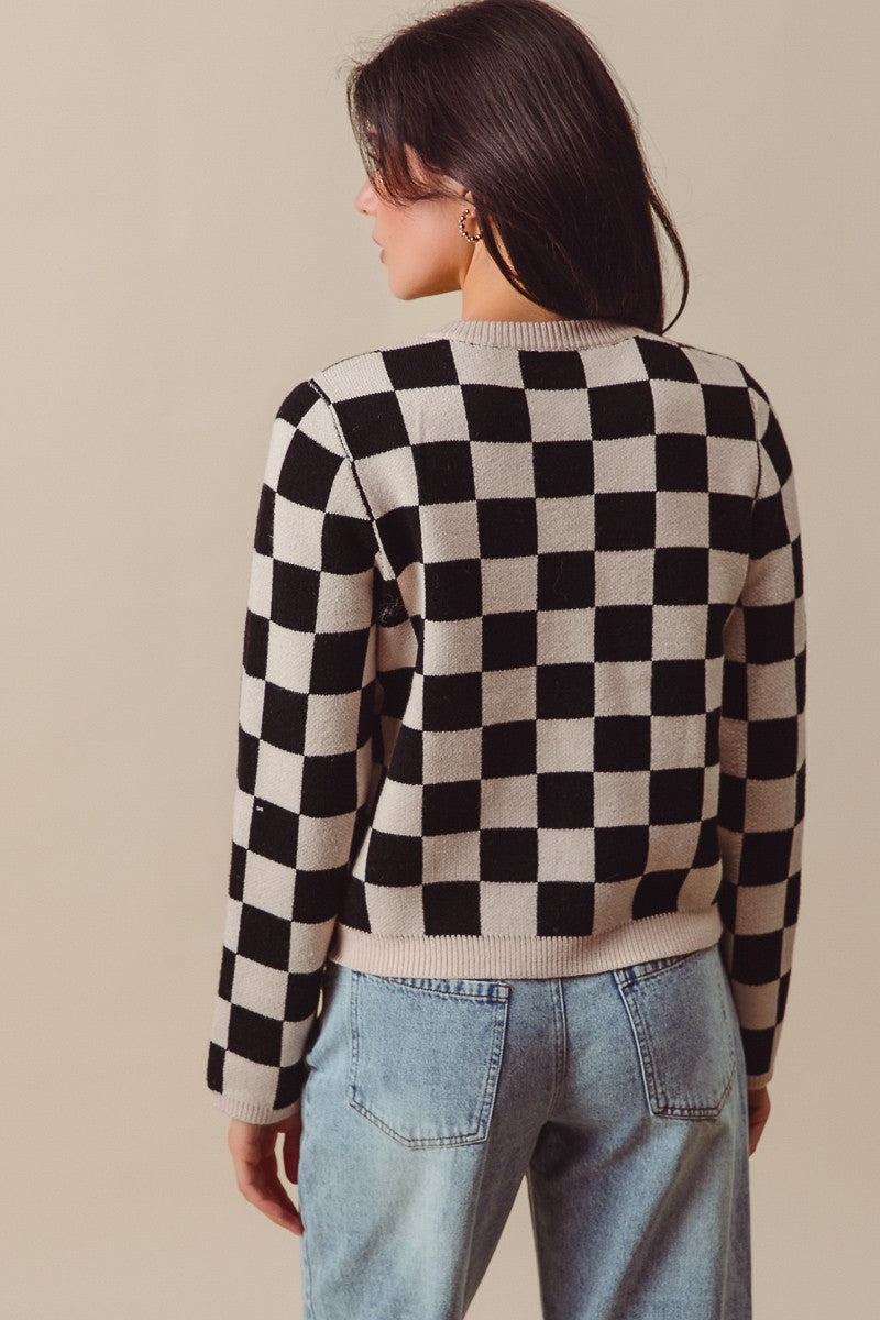 Check Mate Cardigan