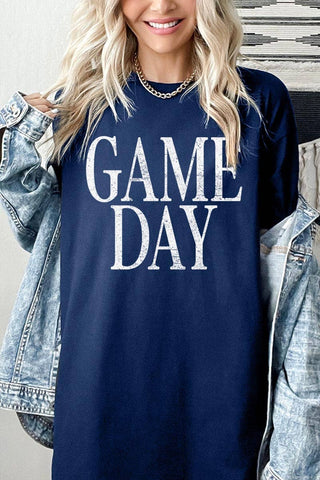 Classic Game Day Graphic Heavy Cotton Tee: NATURAL