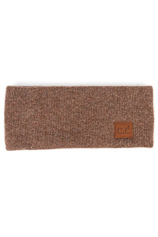 C.C Heather Knit Plain Head Wrap: Mint - Sugar Co.