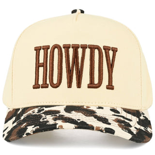 C.C HOWDY Cow Print Trucker Hat - Sugar Co.