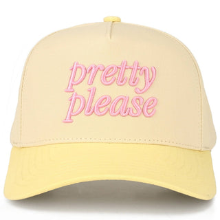 C.C PRETTY PLEASE Two Tone Trucker Hat - Sugar Co.