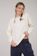 Marled Knit Top