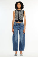 Lila Low Slung Horseshoe Jean