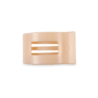 Flat Rectangle Hair Clip | Small | Almond Beige