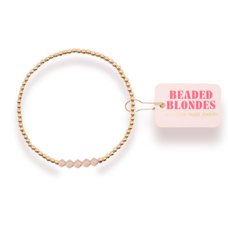 Champagne Kim Bracelet: Standard 6.75 inch - Sugar Co.