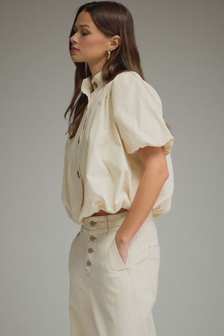 Charlotte Puff Sleeve Top - Sugar Co.