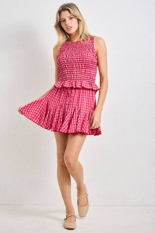 Charming Gingham Skirt - Sugar Co.