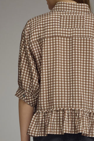 Checked Out & Chic Top - Sugar Co.